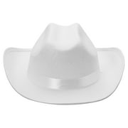 Yunliwuli Kids Girls Boys Cowboy Hats Wide Brim Western Cowgirl Hat with Adjustable Strap, Costume Accessories
